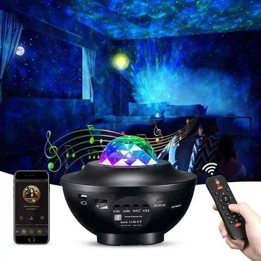 Projecteur De Galaxie Avec Télécommande Et Bluetooth thumbnail 3