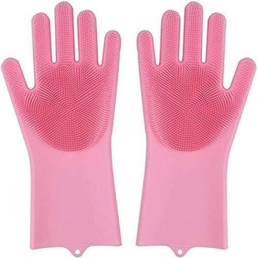 Gants De Nettoyage En Silicone Multifonction, La Cuisine Et Le Ménage thumbnail 1