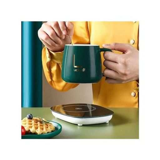 Tasse De Café Électrique Avec Un Coussin Chauffant Pour Maintenir La Température thumbnail 3