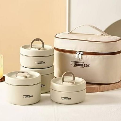 Lunch Box Isotherme Portable En Acier Inoxydable, Récipient Alimentaire Isolant thumbnail 1