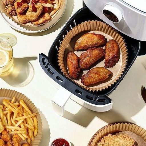 Lot De 200 Papiers Sulfurisés Antiadhésifs Pour Friteuse À Air – 20 Cm thumbnail 3