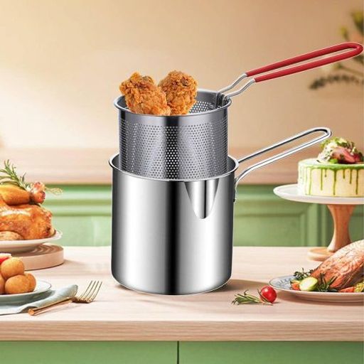 Friteuse En Acier Inoxydable Avec Panier thumbnail 3