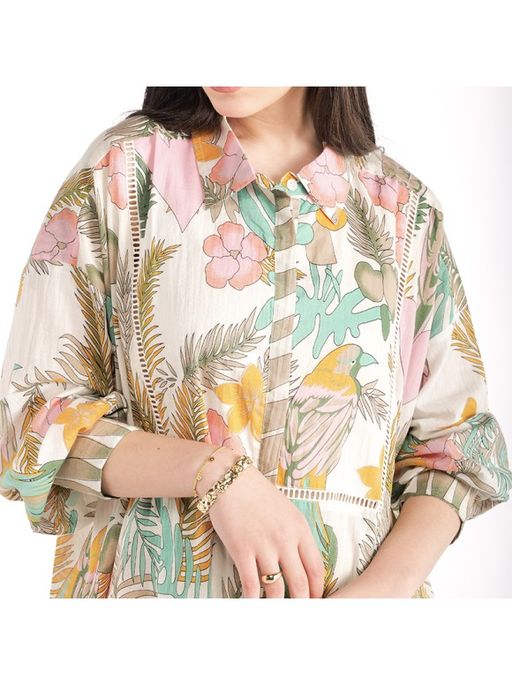 Robe Chemise Tropicale thumbnail 4