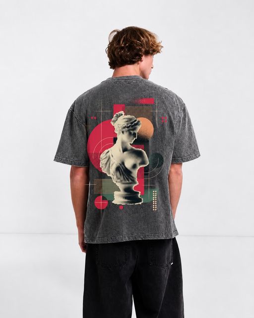 T-Shirt Oversize “Retro ” – délavée thumbnail 4