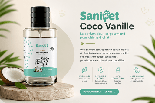 Sanipet Coco Vanille – Parfum Premium Pour Chiens &amp; Chats thumbnail 2