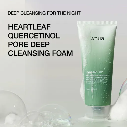 Anua Heartleaf Quercetinol Pore Deep Cleansing Foam - 150ml thumbnail 2