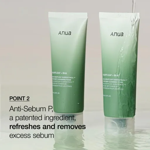 Anua Heartleaf Quercetinol Pore Deep Cleansing Foam - 150ml thumbnail 3