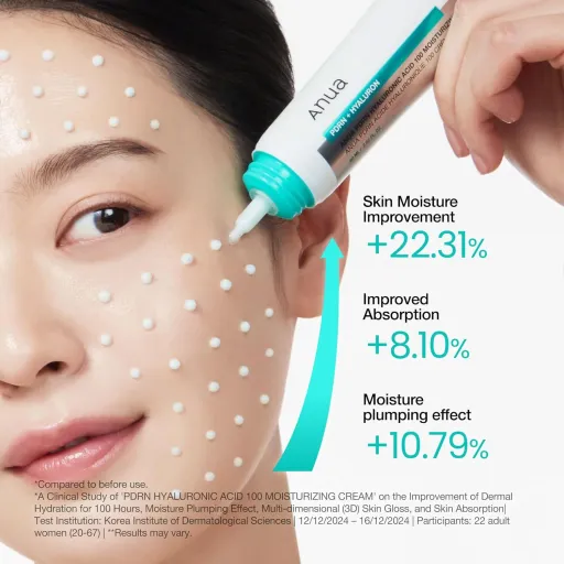 Anua Pdrn Hyaluronic Acid 100 Moisture Cream - 60ml thumbnail 4