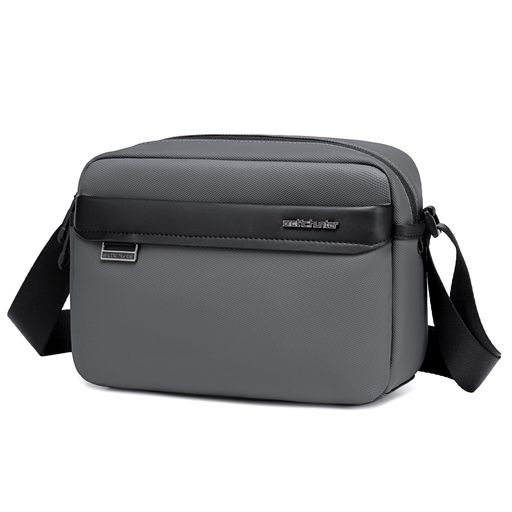Sac bandoulière rectangulaire compact avec fermeture éclair pour usage quotidien thumbnail 1