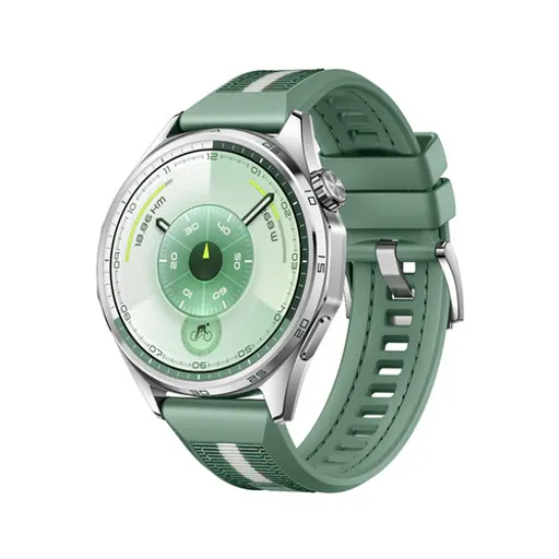 Watch Gt 6 46mm Green Woven – Montre Connectée Premium Gps Amoled thumbnail 1