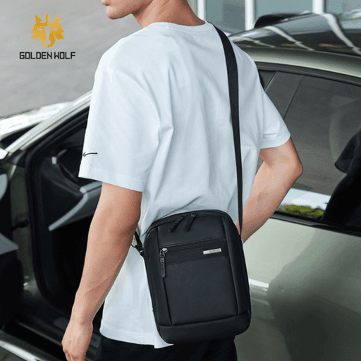 Sac Bandoulière Utilitaire En Nylon Avec Fermeture Éclair Pour Usage Quotidien thumbnail 1