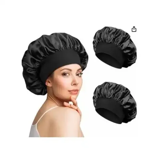 Bonnet Africain De Nuit - Protection Des Cheveux Bouclés, Crépus Et Tressés thumbnail 1