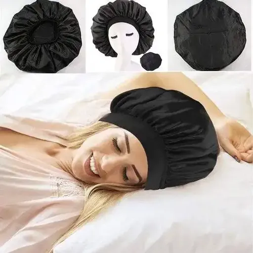 Bonnet Africain De Nuit - Protection Des Cheveux Bouclés, Crépus Et Tressés thumbnail 3