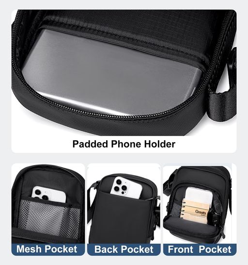Sac bandoulière semi-structuré à fermeture zippée pour usage quotidien thumbnail 3
