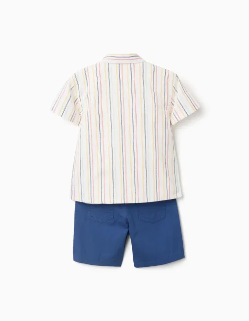 3-piece Short Sleeve Cotton Set For Baby Boys thumbnail 2