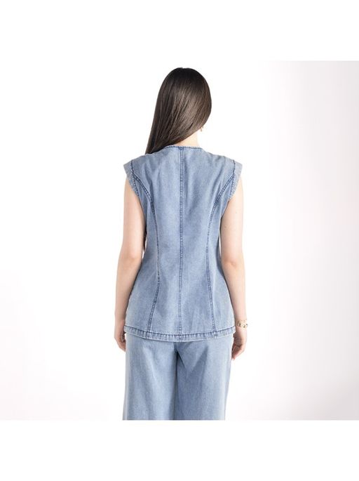 Ensemble Denim Structuré Bleuté thumbnail 4