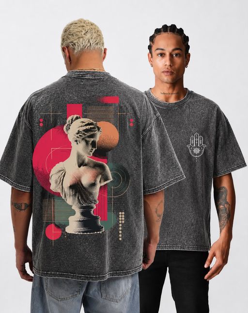 T-Shirt Oversize “Retro ” – délavée thumbnail 5