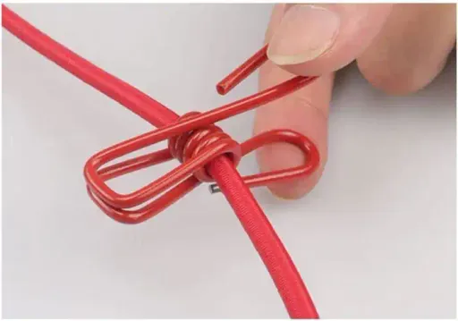 Corde À Linge Élastique Portable 12 Clip De Ceinture Extérieure 190 Cm thumbnail 2