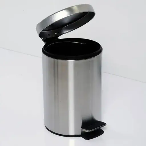 Poubelle À Pédale En Inox 12 L thumbnail 1