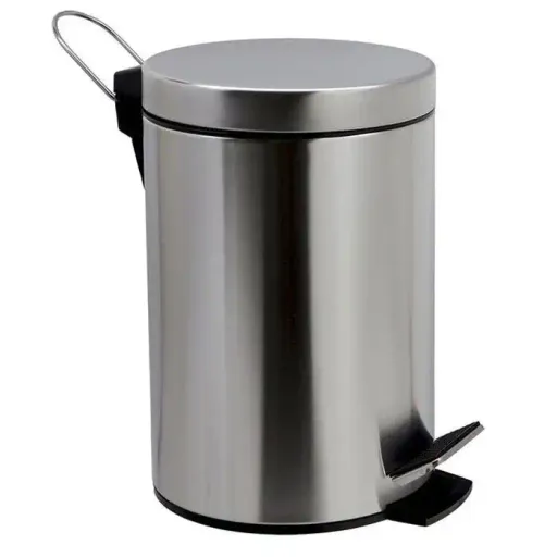 Poubelle À Pédale En Inox 12 L thumbnail 2