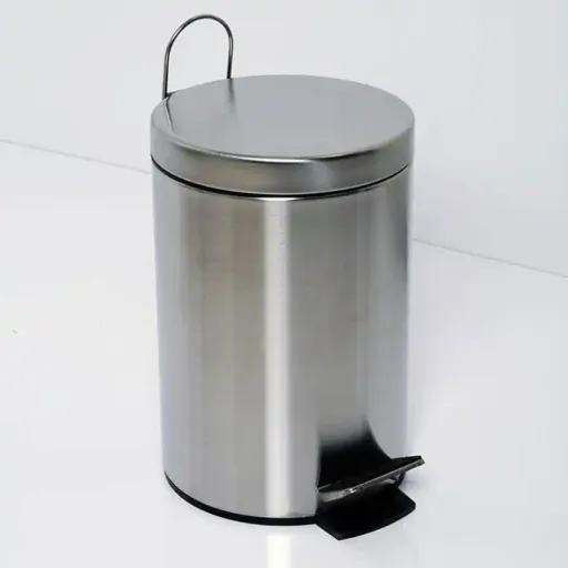 Poubelle À Pédale En Inox 12 L thumbnail 4