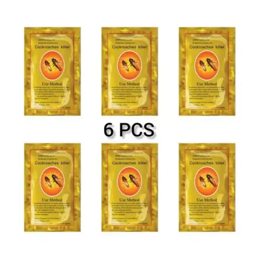 Poudre Appât Efficace, Insecticide Spécial, Anti-cafards Lot De 6 thumbnail 4