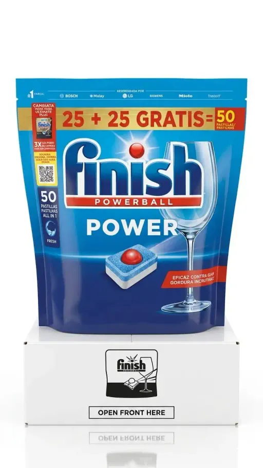 Powerball Tout En 1 Max Détergent Pour Lave-vaisselle 50 Pasti thumbnail 2