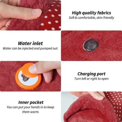 Bouillotte Électrique - Non Spécifié - Rechargeable - 500 W - Multicolore thumbnail 3