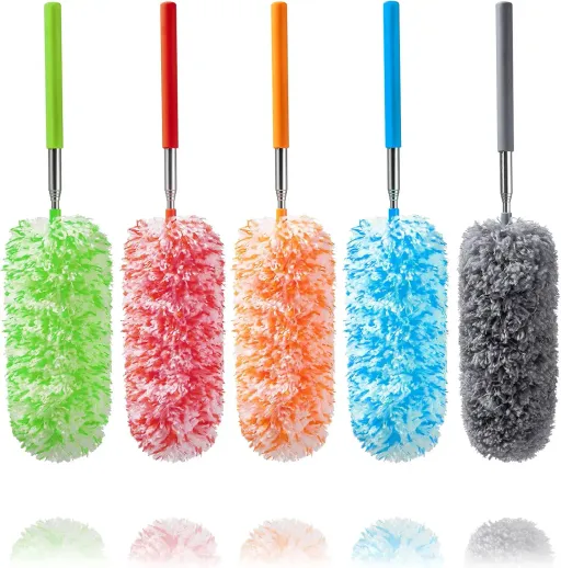 Plumeau Poussière Lavable Bendables Avec Poteau Extensible (couloure Aléatoire) thumbnail 1
