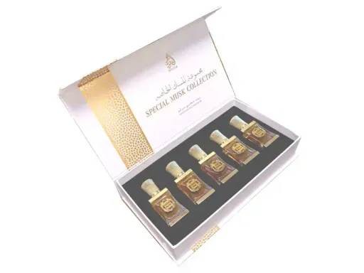 Coffret Collection Spéciale Luxe Compose De Cinq Flacons De Musc Oriental 5x 12 Ml thumbnail 2