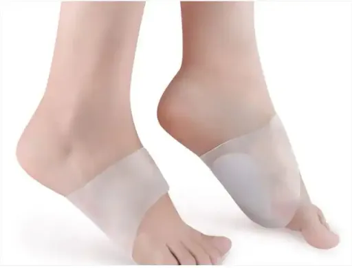 Semelles Orthopédiques En Gel Souple Soulagement Des Pieds Plats Et De La Fasciite Plantaire - Lot De 2 thumbnail 2