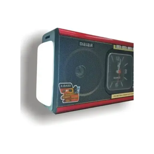 Radio Portable M-40 – Rechargeable, Mp3, Usb, Sd, Aux, Tf, Fm/am/sw, Lampe De Poche Et Horloge thumbnail 3