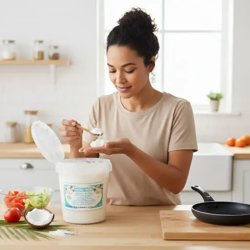 Beurre De Noix De Coco Vierge Bio - Usage Alimentaire Et Cosmétique thumbnail 4