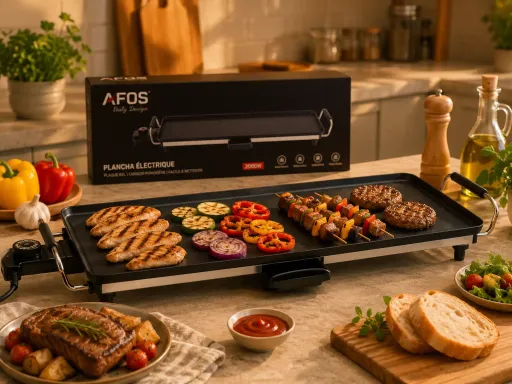 Grill Électrique Afos 90 Cm - Antiadhésif thumbnail 2