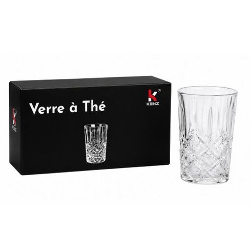 Set De 6 Verres À Thé En Verre Transparent Motif Relief Élégant - Ore-5134 thumbnail 1