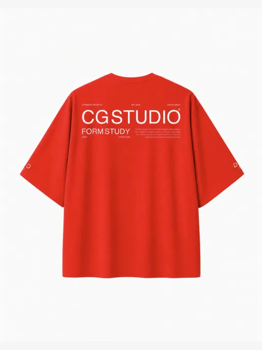 Cg Studios 01 T-shirt Form Study Oversize 220 Gsm thumbnail 2
