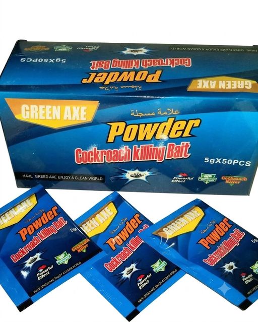 Poudre Appât Anti-cafards Et Blattes – (boîte De 50 Sachets X 5g) thumbnail 1