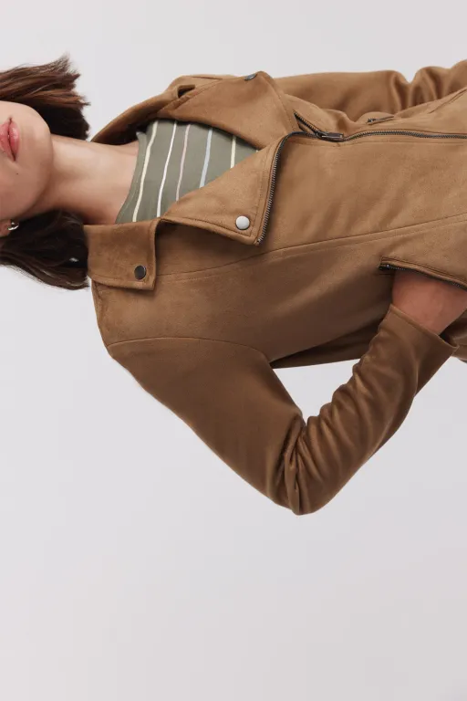 La Veste Biker Veloutée thumbnail 4