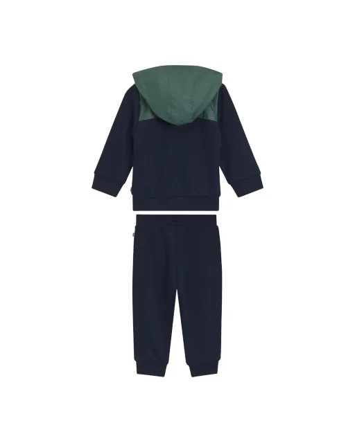 Ensemble Survêtement Boss Bébé Garçon Bleu Et Vert thumbnail 2