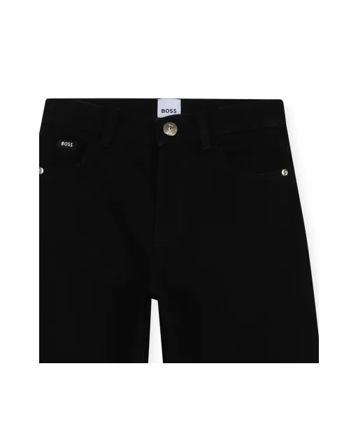 Pantalon Denim Avec Fermeture Boutonnée thumbnail 2