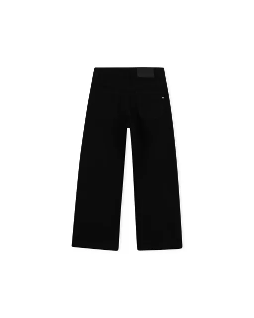 Pantalon Denim Avec Fermeture Boutonnée thumbnail 3