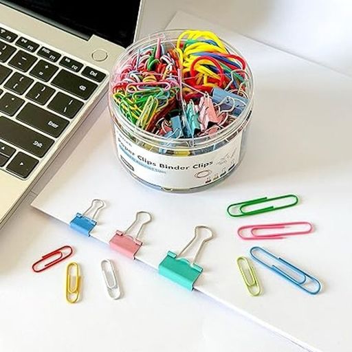 Boîte Mixte De Clips Colorés Et D'élastiques thumbnail 2