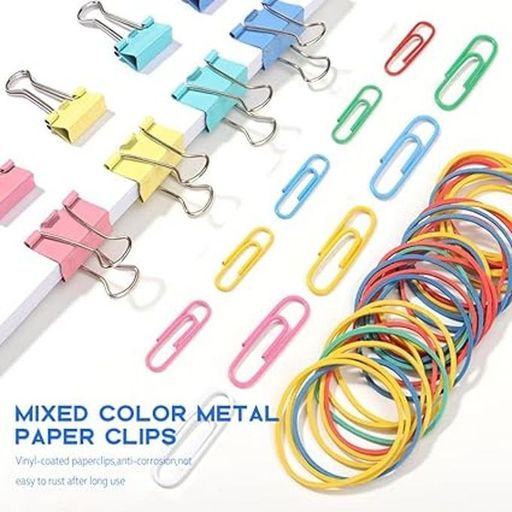 Boîte Mixte De Clips Colorés Et D'élastiques thumbnail 3