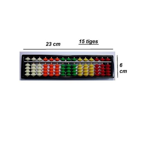 Abacus Soroban En Multicouleur 15 Colonnes thumbnail 2