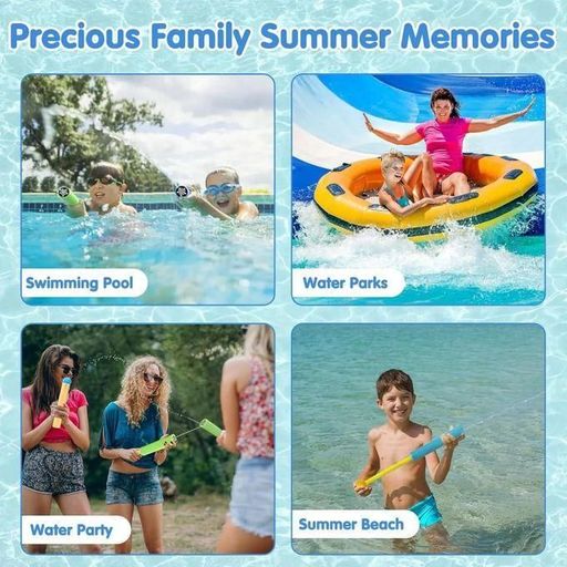 Pistolet À Eau En Mousse Coloré Pour Enfants ,pour La Plage, Le Jardin, La Piscine thumbnail 4