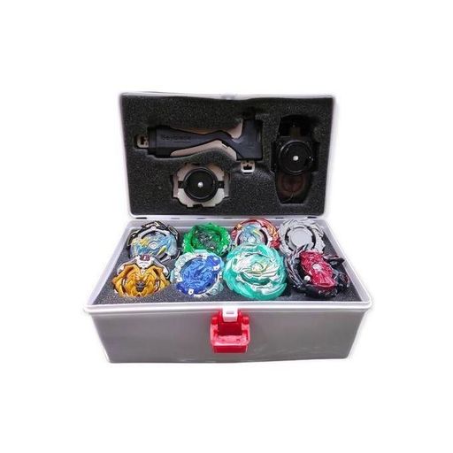 Lot De 10 Beyblade Avec Deux Lanceurs Super Series Dead Phoenix Box thumbnail 2