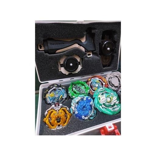 Lot De 10 Beyblade Avec Deux Lanceurs Super Series Dead Phoenix Box thumbnail 3