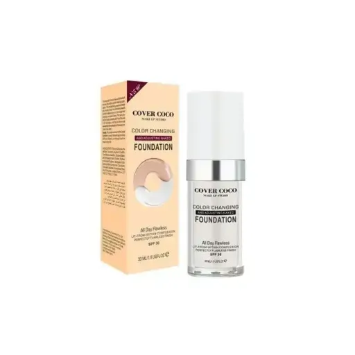 ( Pack 4 Pcs ) Bouteilles,cover Coco Foundation,anti Age,anti Oxydant,hydratant - Design & Couleur… thumbnail 1