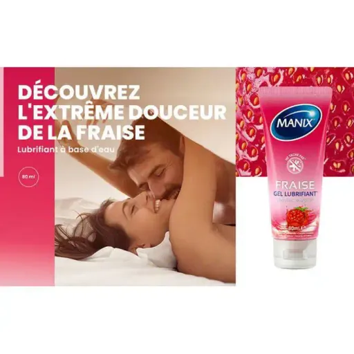 Gel Lubrifiant Intime Fraise, Douceur Extrême  thumbnail 2
