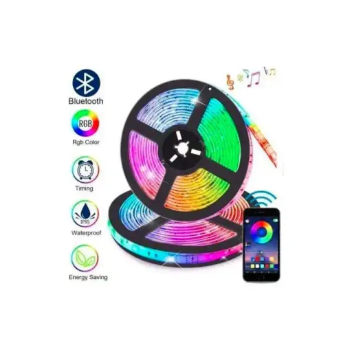 Bande Lumineuse Led Usb Bluetooth Rgb 5v 5m thumbnail 2